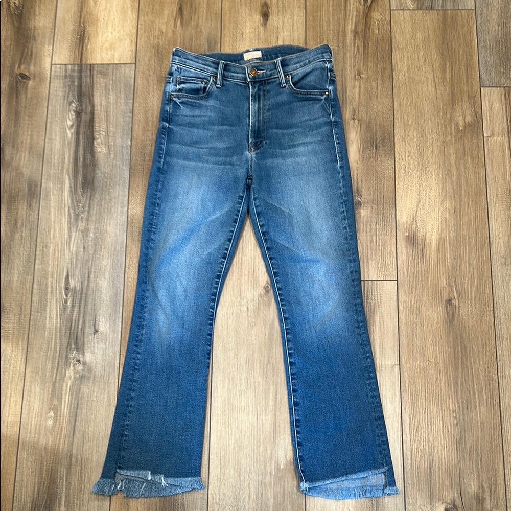 Mother Jeans - Insider Crop Step Fray - size 28 estimated